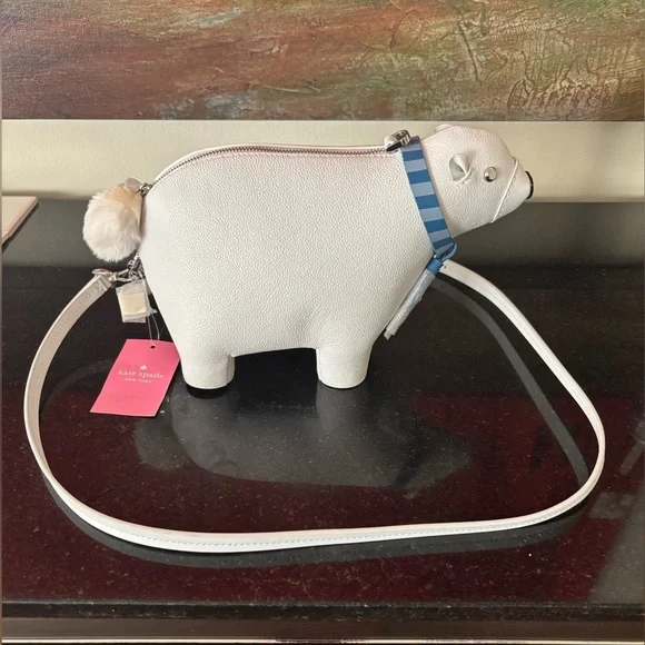 Kate Spade ARCTIC FRIENDS POLAR BEAR CROSSBODY BAG - Picture 8 of 8